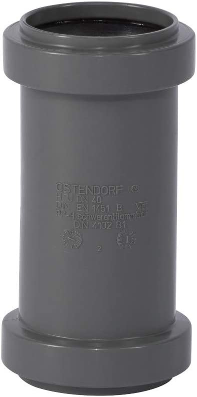 HT-Rohr 40 mm Überschiebmuffe (Bild für) HT-Rohr 40 mm Überschiebmuffe